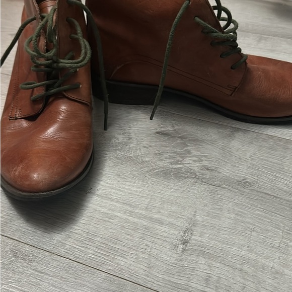 Seychelles flat leather brown booties - Picture 3 of 6